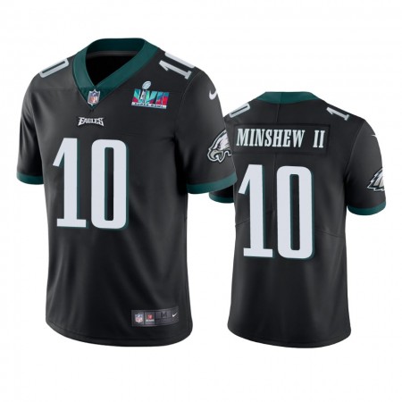 Tröjor Philadelphia Eagles Gardner Minshew II 10 Svart Super Bowl LVII Vapor Limited - Män Tröjor Philadelphia Eagles Gardner Minshew II 10 Svart Super Bowl LVII Vapor Limited - Män